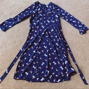ModCloth Chelsea Collar A-Like Midi Dress